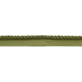 DÉCOPRO (TM) Twisted Rope Cord with Lip, Color# L50 - Dark Olive Green [24 Yards]