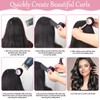 Obeoby 4 Sizes Hair Rollers with Gift Makeup Bag, Rollers
