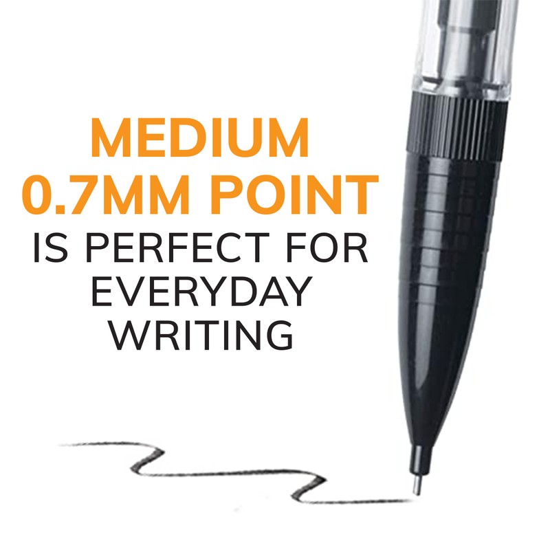 BIC Xtra-Smooth Mechanical Pencils with Erasers, Medium Point (0.7mm), 12-Count