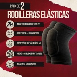 Nosuva® Knieschoner für Volleyball, Handball, Basketball und rhythmische Gymnastik, für Mädchen, bequem, robust und atmungsaktiv, für Sport und Tanz, 2 Stück