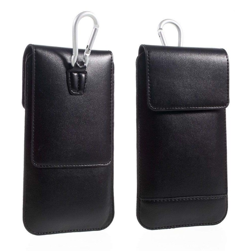 DFV mobile - Belt Case Cover Vertical Double Pocket for