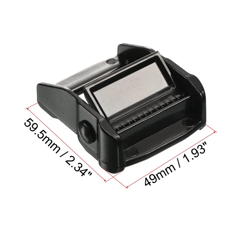 PATIKIL 38mm Webbing Metal Buckle, Zinc Alloy Anti-Slip Cam Press