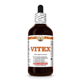 Vitex (Vitex Agnus-Castus) Dry Berry Tincture, Made in Hawaii, Organic Raw Materials, All Natural, Vegan, Pure Liquid Extract - 4 fl.oz