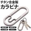 KOYOKOMA Alloy Oval Carabiner, Titanium Key Holder, Keys, Military, Lightweight,