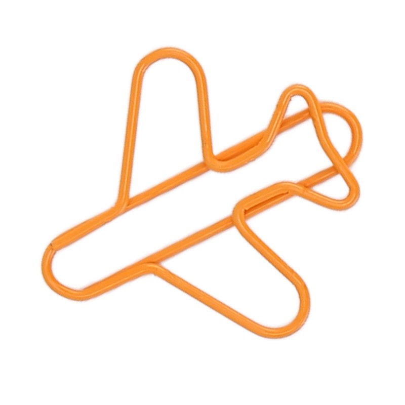 Aircraft Shape Paper Clips Cute Small Paperclips for Office School