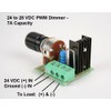 24 Volt LED PWM Dimmer, 7 Amp Capacity, DC Lighting