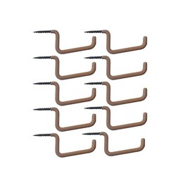 HME Dual Accessory Hooks 10 - Pk, Black (BGH-10), 1.00 x 1.00 x 1.00