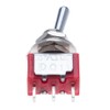 Momentary Toggle Switch Mini SPDT 3-Position Rocker Switch (ON-OFF-ON) 2A-5A