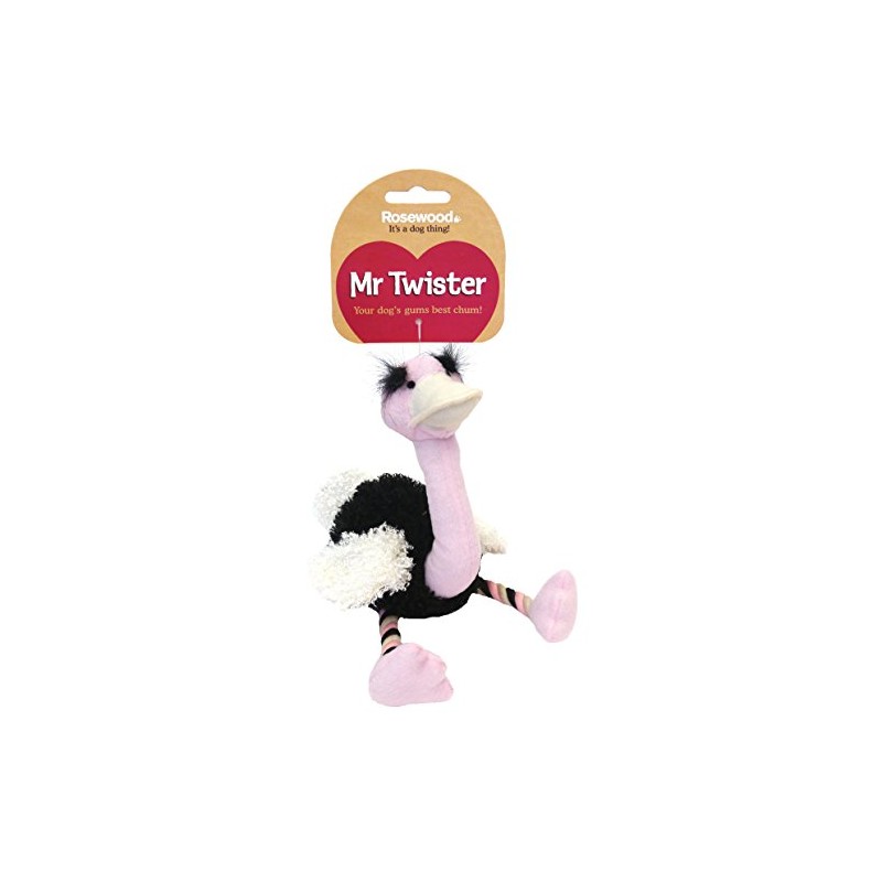 Rosewood Olga Ostrich Dog Toy
