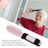 Handicapped Auxiliary Comb Portable Plastic Handle Comb Hair Brush for