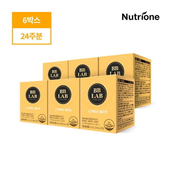 Nutrione Life Nutrione Skin Active Collagen 24 weeks worth (6 boxes) In stock until September 24, single option / 뉴트리원라이프 뉴트리원 스킨 액티브 콜라겐 24주분(6박스) 24년 9월까지 재고, 단일옵션
