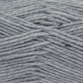 King Cole - Fashion Aran - 30% Wool Knitting Yarn - 100g - Silver