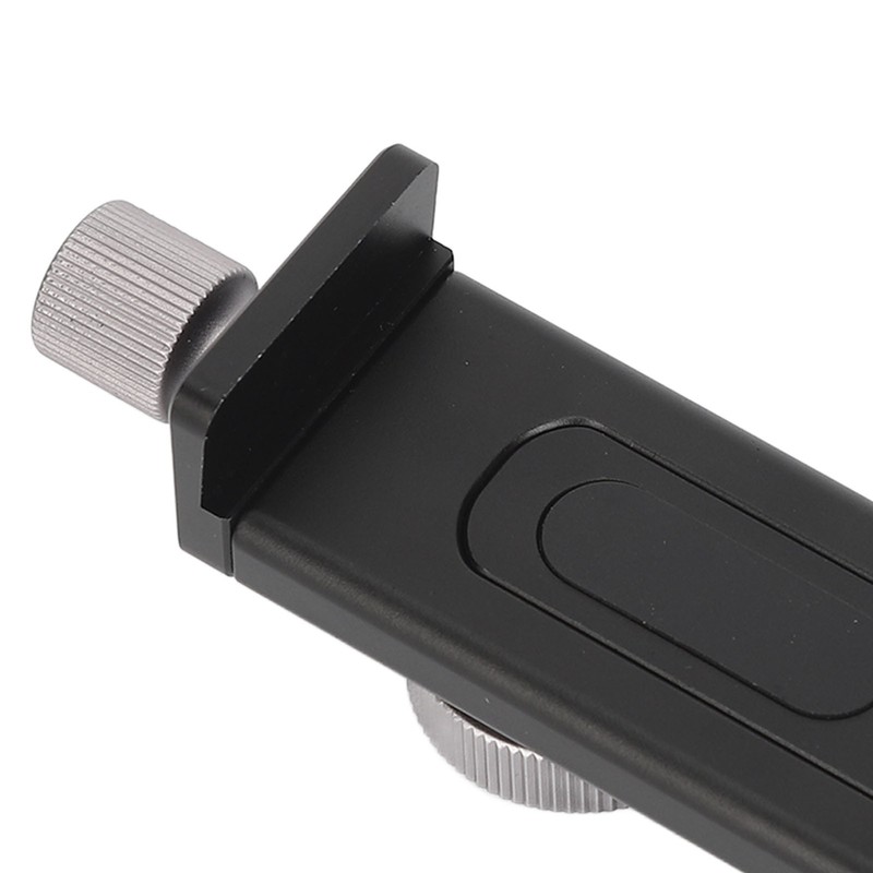 Phone Tripod Mount with Cold Shoe 1/4in Screw Hole Expandable