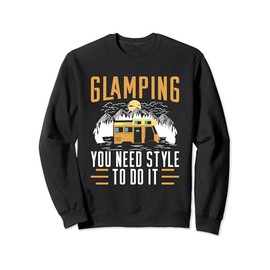 Glamping Lover Camping Vacation Camping Gear Glamper Sweatshirt