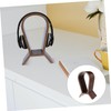 DOITOOL Gaming Headphones Stand Walnut Solid Wood Headset Rack Headset