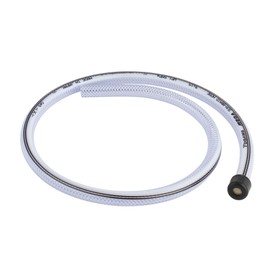 Kijima 106-0302 Motorcycle Motorcycle Parts Mission Breather Kit Tetoron M20 x 15 P2.5 Hose Inner Diameter 0.3 inches (9 mm), Silver For Honda/Yamaha/Kawasaki
