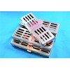 5 Ea Pink Sterilization Cassette Rack Tray for 5 Instruments