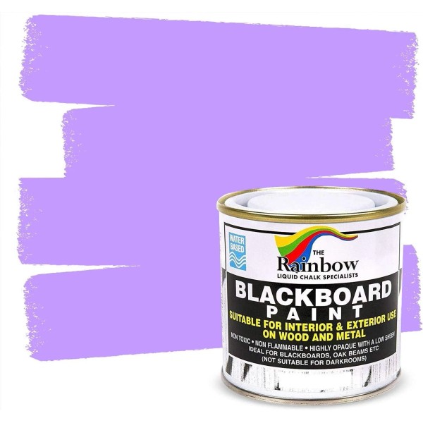 Rainbow Chalk Markers Limited Chalkboard Blackboard Paint - Purple 8.5oz