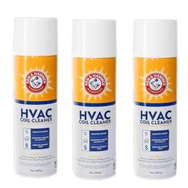Arm & Hammer Biodegradable HVAC and Air Conditioner Coil Cleaner Foam Aerosol Spray, No Rinse, 19 fl. oz, AHCC-19 by Diversitech (3 Pack)