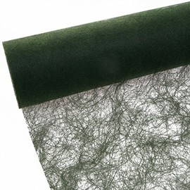 Deko AS GmbH Sizoflor 60 008-R 200 Table Runner, Dark Green, 20 cm, 25 Metre Roll