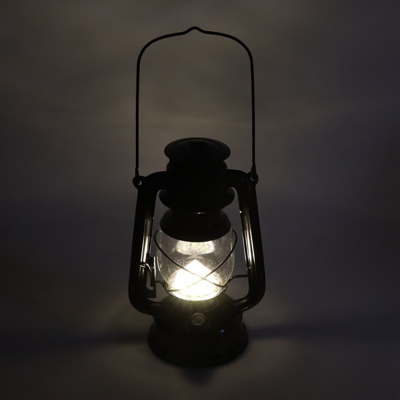 Vintage Camping Lantern 24h Battery Life USB Charging Detachable Lampshade