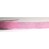 Bertie's Bows Baby Pink Gingham Print White Lace Edge 25mm