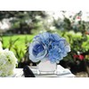 GnFlus Artificial Flowers in Vase Fake Silk Hydrangea Rose Flower