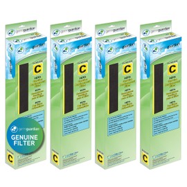 Guardian Technologies FLT50004PK FLT5000 HEPA Replacement Filter C, AC5000E, AC5250PT, AC5350B, AC5350BCA, AC5350W, AC5300B Air Purifiers, 4 pack