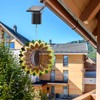 Wind Spinner Motor Solar Powered Mobile Rotating Hanging Ornament Outdoor
