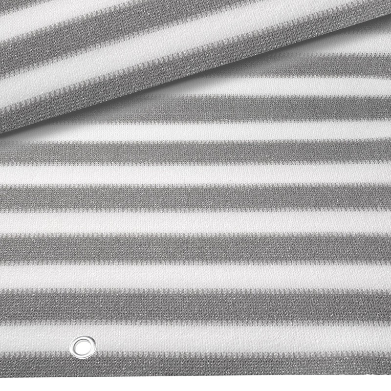 CelinaSun Privacy Screen Balcony 0.75 x 5 m Stripes Light