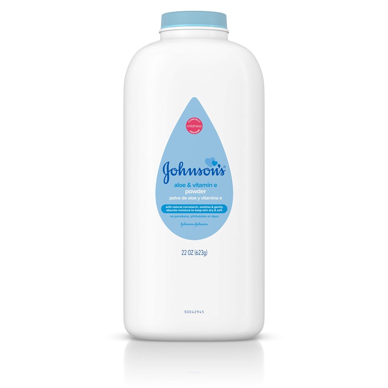 Johnson Johnson Baby Aloe Vitamin E Powder -- 22 oz