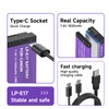 Mspalocell LP-E17 Battery,1800mAh Battery LP-E17 Battery with USB-C for Canon