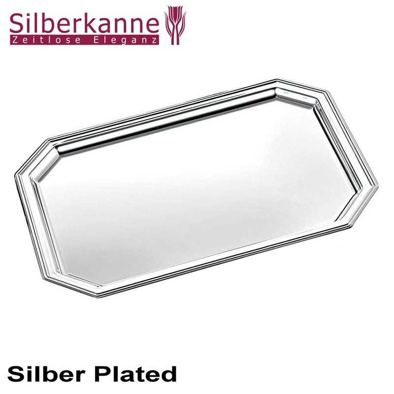 SILBERKANNE Palma Octagonal Tray 23 x 17 x 4 cm
