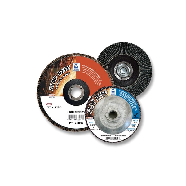 Mercer Abrasives 330040-10 Type 29 High Density Flap Discs Aluminum