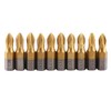 Impact Coated Screwdriver Bits Set, 25 mm PH2 Antislip Magnetic