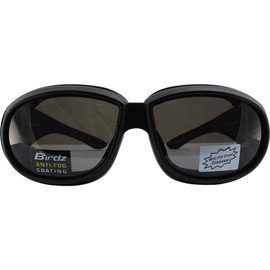 Birdz Swallow Foam Padded Over The Glasses Safety Motorcycle Glasses Smoke Lenses
