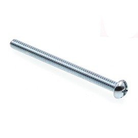 Prime-Line 9004806 Machine Screw, Round Head, Slotted/Phillips Combo, #10-24 X 2-1/2 in, Zinc Plated Steel, Pack of 100