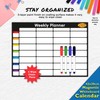 Magnetic Whiteboard for Fridge: Multi-Functional Landscape Weekly Planner, Meal Planner,