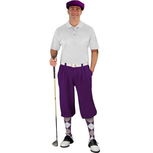 Golf Knickers Start-in-Style Traditional (Plus Fours) Outfit for Men -
