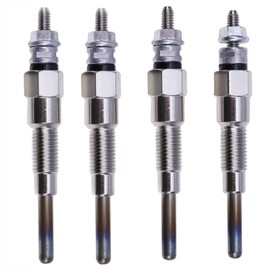 BLUESUNSOLAR 4Pcs Glow Plug 16281-65510 1628165510 Replacement for Kubota Engine V1505 V1305 V1205 Tractor B2320 B2620 B2920 B3030 B3200 (4 PCS)