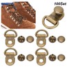 100 Sets Shoelace Hook, Loop Ring with Rivets, Shoe Boot