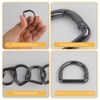 10 Pack Oval Spring Hook Clip, Alloy Spring Hook Clip,