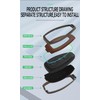 HIBEYO Key Case Cover for Ford Focus 3 4 ST