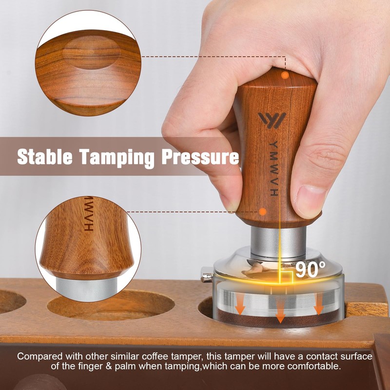 YMWVH Coffee Tamper 58.3mm Espresso Tampers
