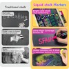 SFAIH 10 Pastel Liquid Chalk Markers [1s Wet Wipe] -