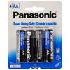 Panasonic Super Heavy Duty AA Batteries 4pk
