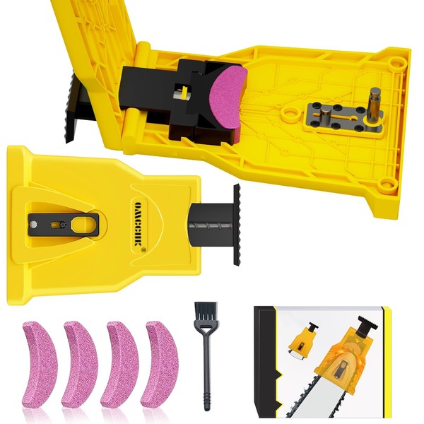 OMCCHK Chainsaw Teeth Sharpener, Portable Chain Saw Sharpener Tool, Universal