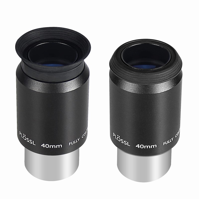 SOLOMARK Telescope 1.25'' Super Plossl Eyepiece 40mm 4-Element Plossl Design