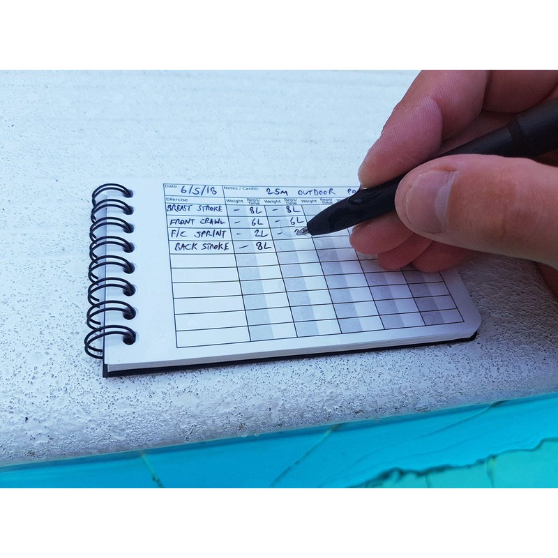 Polymath Products Pocket Gym Diary –100-page workout log. Handy size