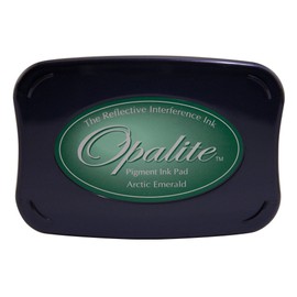 Tsukineko Opalite Interference Ink Pad, Arctic Emerald